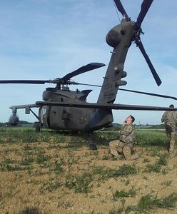 Amerykański śmigłowiec wleciał w szkodę rolnikowi. "Sorry, awaria, zostajemy na pana polu"
