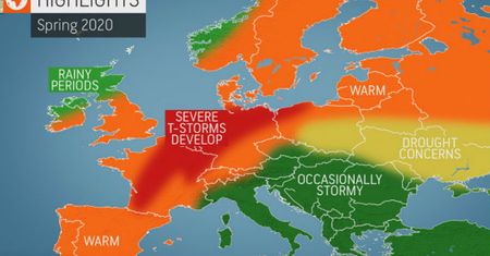 Ciepło, burzowo, możliwe tornada. Amerykańscy meteorolodzy przewidują pogodę na wiosnę