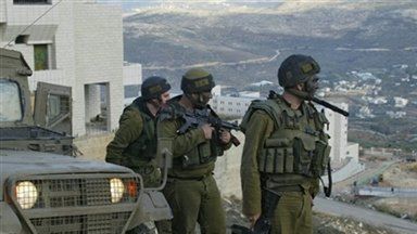 Izraelscy żołnierze w Nablusie