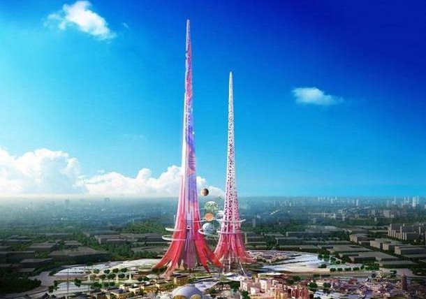 Phoenix Towers - najwyższy budynek świata stanie w Chinach...