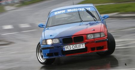 Uliczny drifting w Łodzi