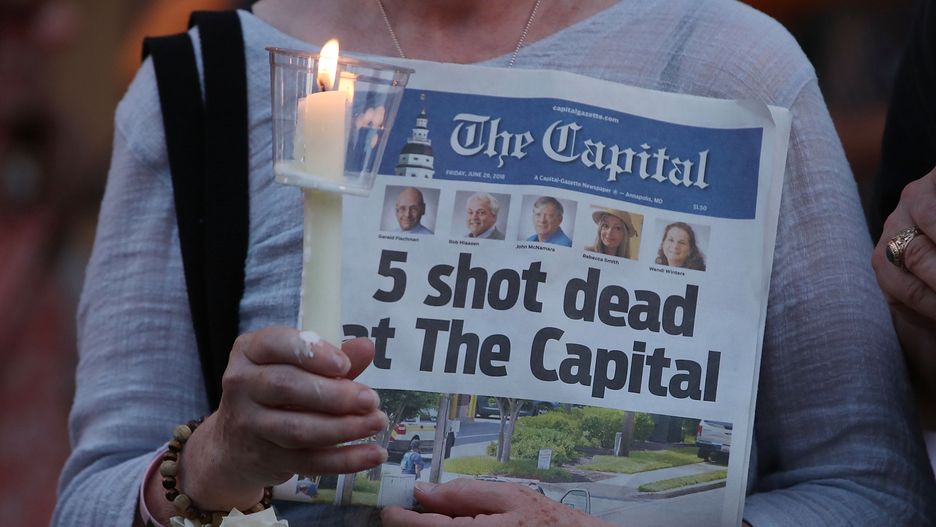 Policja opublikowała fragmenty listu, który wysłał do redakcji "Capital Gazette" sprawca masakry Jarrod Ramos