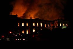 Wielki pożar brazylijskiego Muzeum Narodowego. Spłonęły bezcenne eksponaty