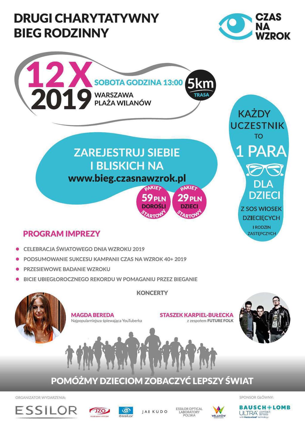 Bieg Czas Na Wzrok 2019 - jakie atrakcje przewidziano?