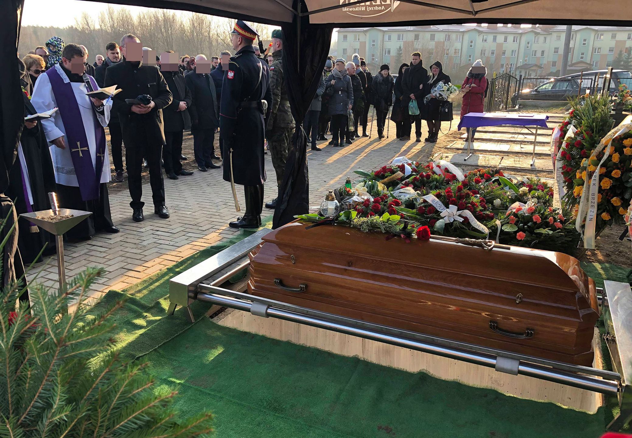 Pogrzeb Janusza Dzięcioła