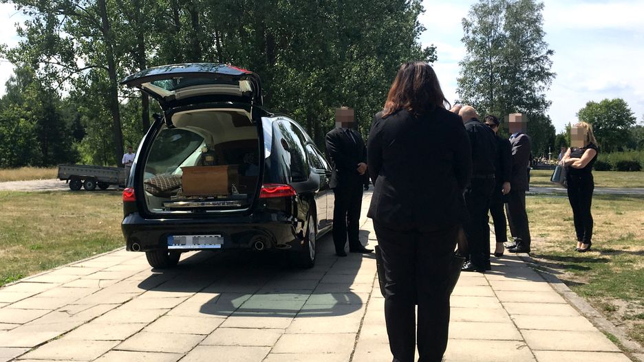 Pogrzeb Pawła Ż. Ojca poszukiwanego Dawida