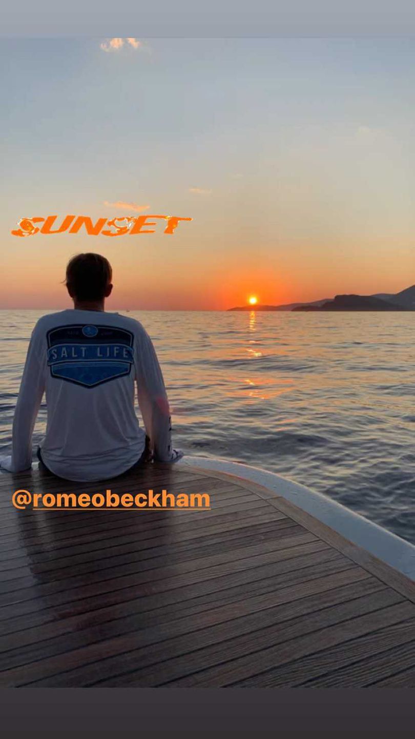 Romeo Beckham na wakacjach we Włoszech