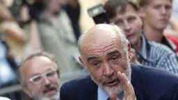 Sean Connery podczas wizyty w Pradze