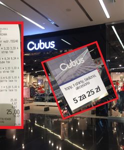 Cubus niczym second-hand. Ostatnie dni istnienia sklepu, możesz kupić 5 rzeczy za 25 zł