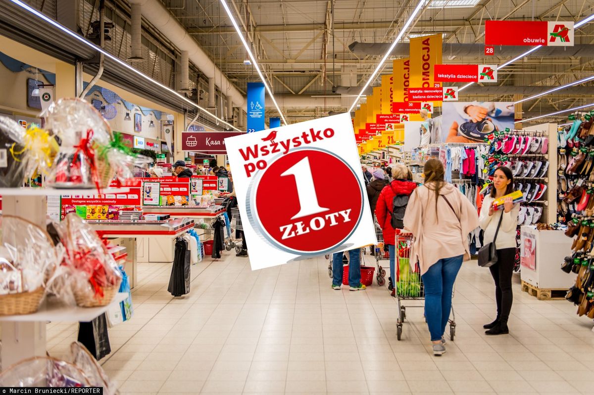 Wyprzedaże w supermarketach i dyskontach. W Auchan 1000 produktów po 1 zł, Biedronka oferuje coś gratis