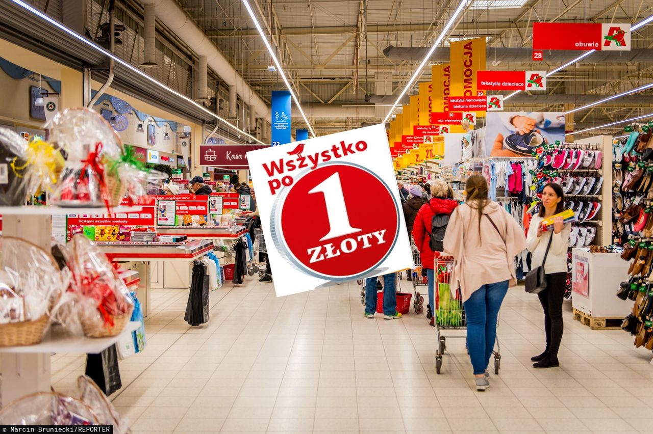 Wyprzedaże w supermarketach i dyskontach. W Auchan 1000 produktów po 1 zł, Biedronka oferuje coś gratis