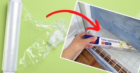 Włóż folię spożywczą do zamrażarki. Nie uwierzysz, że to ta sama folia!