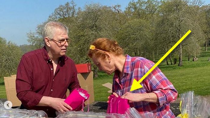 Książę Andrzej i Sarah Ferguson