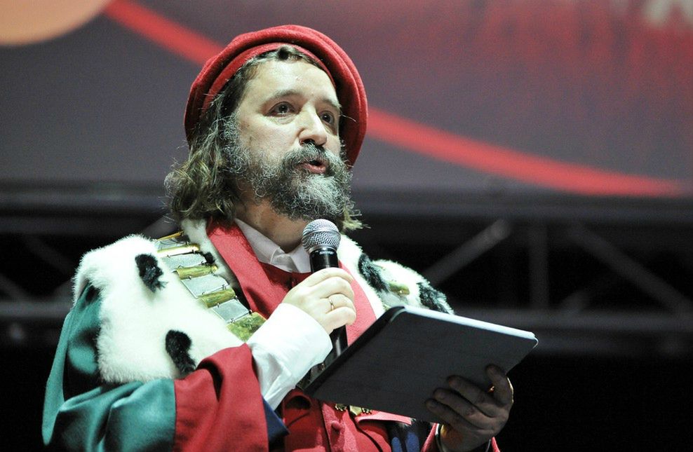 Rektor Szkoły Filmowej w Łodzi Mariusz Grzegorzek. 