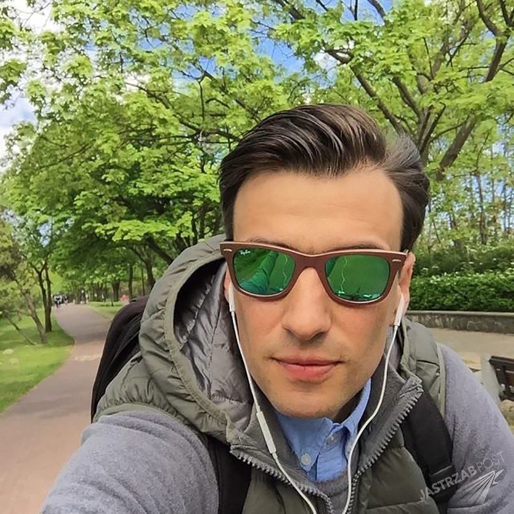 Jarosław Bieniuk na rowerze, fot. Instagram