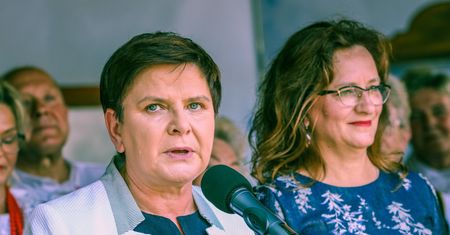 Szarpanina na wiecu wyborczym kandydatki PiS. Wyprowadzono mężczyznę