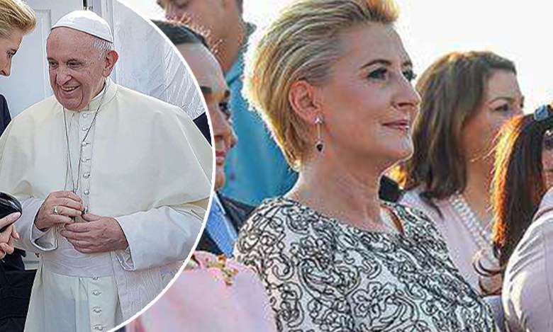 Agata Duda w obcisłej mini na spotkaniu z papieżem! Pierwsza Dama zadała szyku podczas Światowych Dni Młodzieży w Panamie