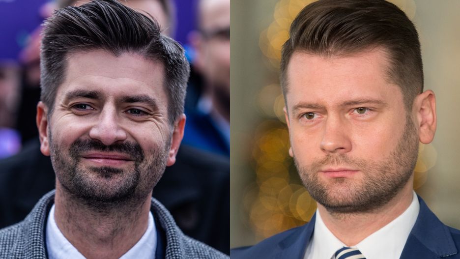 Krzysztof Śmiszek z Wiosny i Kamil Bortniczuk z Porozumienia