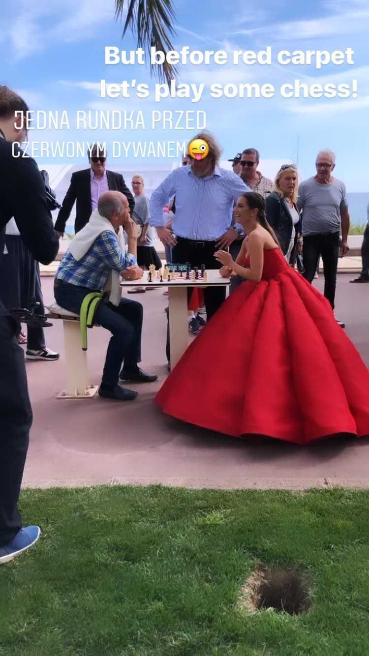 Natalia Janoszek przed festiwalem w Cannes