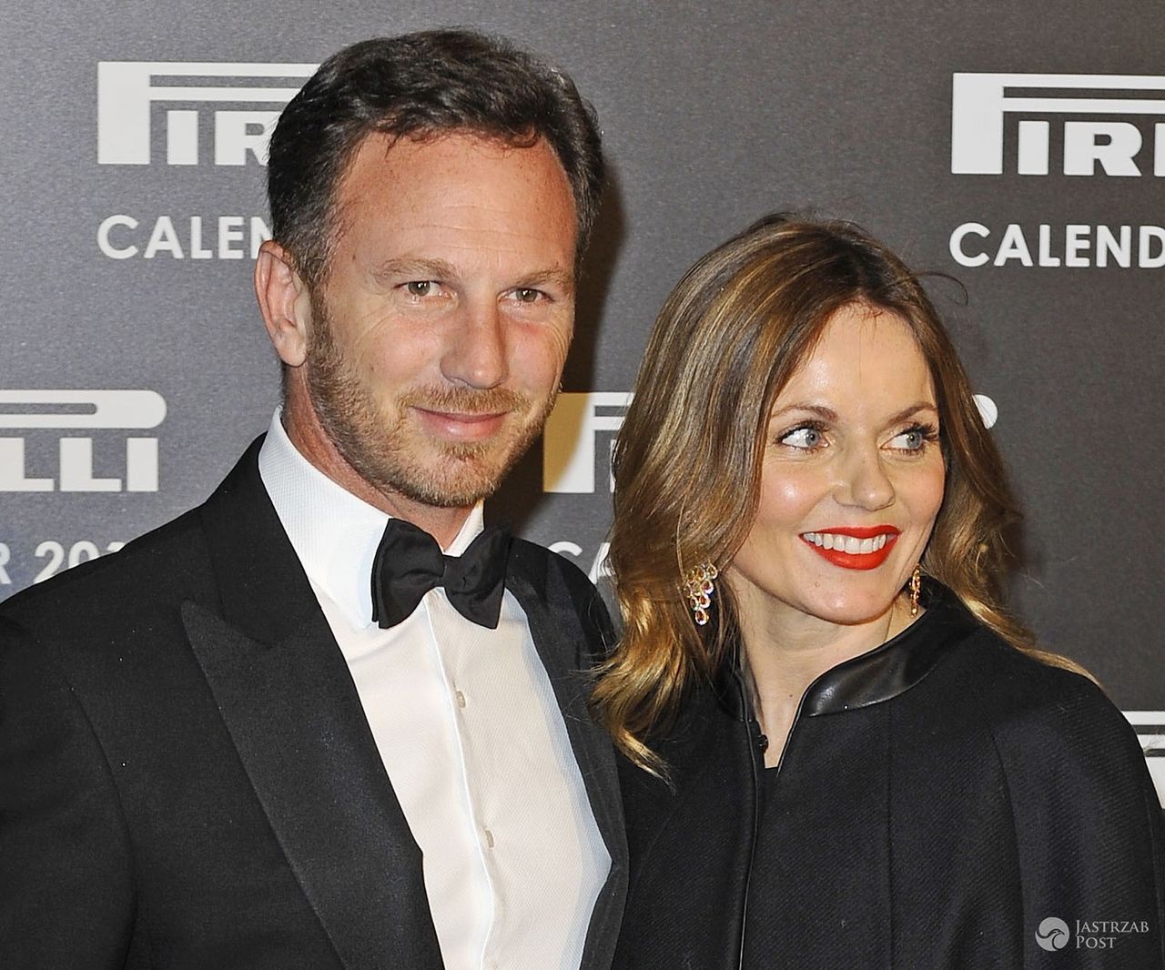 Geri Halliwell i mąż Christian Horner, impreza kalendarza Pirelli 2016 (fot. ONS)