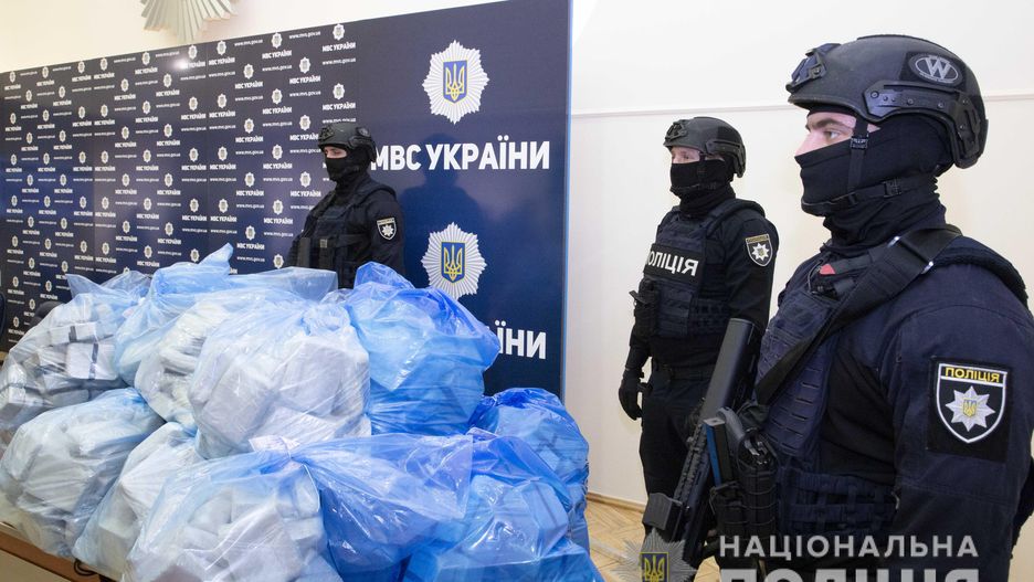 Narkotyki warte 25 milionów dolarów przechwycili ukraińscy policjanci