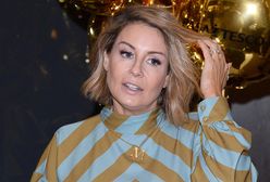 Małgorzata Rozenek chowa brzuszek w ogromnej bluzie