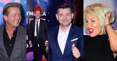 Premiera filmu "Zenek". Na ściance: Zenek Martyniuk, Michał Wiśniewski, Jarosław Jakimowicz, Monika Jarosińska... (ZDJĘCIA)