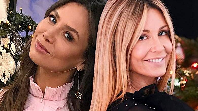 Kinga Rusin i Małgorzata Rozenek choinki