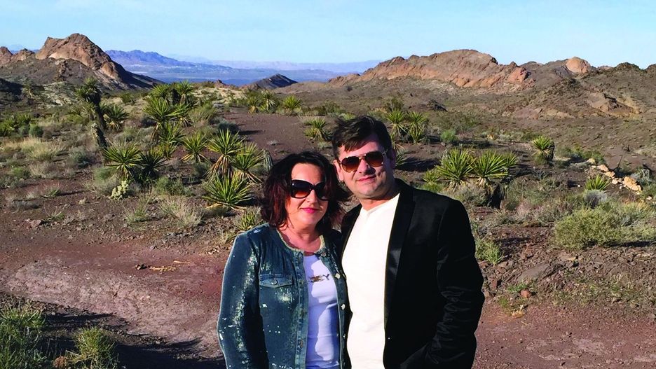 Zenek Martyniuk z żoną Danutą Martyniuk