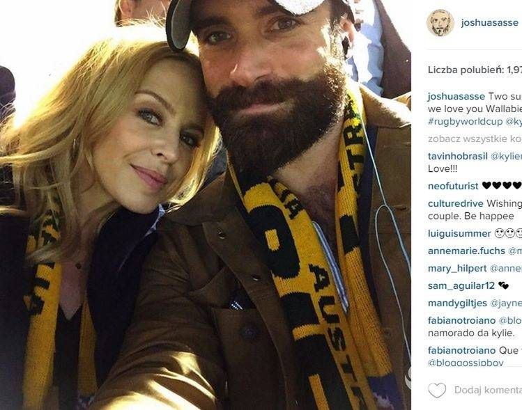 Kylie Minogue i Joshua Sasse są zaręczeni