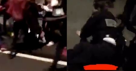 Protesty we Francji. Domagają się kary za brutalne pobicie policjantów