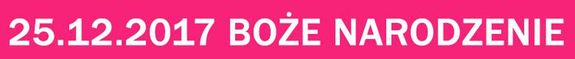 Propozycja programowa w Boże Narodzenie 2017