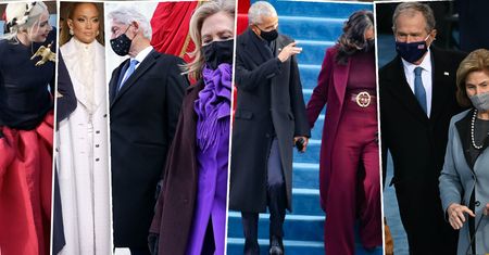 Gwiazdy i byłe pary prezydenckie na zaprzysiężeniu Joe Bidena. Obamowie, Clintonowie, Bushowie, J.Lo, Lady Gaga