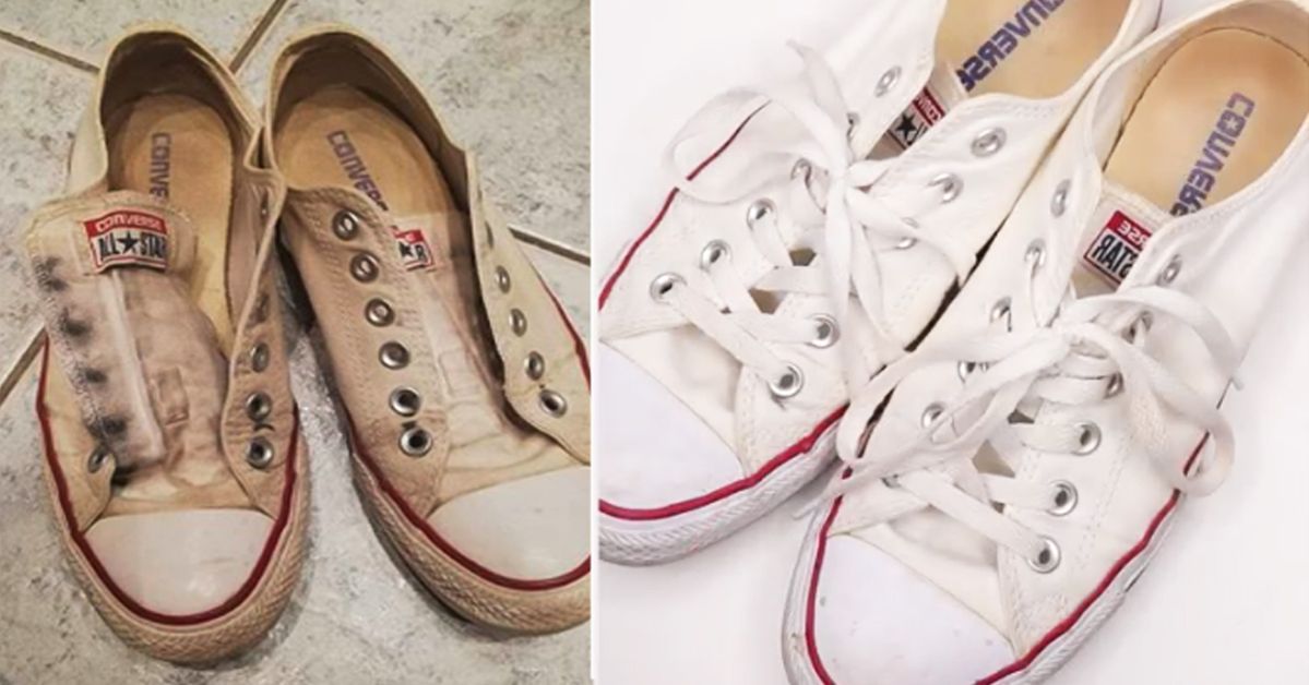 4 DIY Ways to Clean Your White Sneakers. They Will Look Brand New Again!