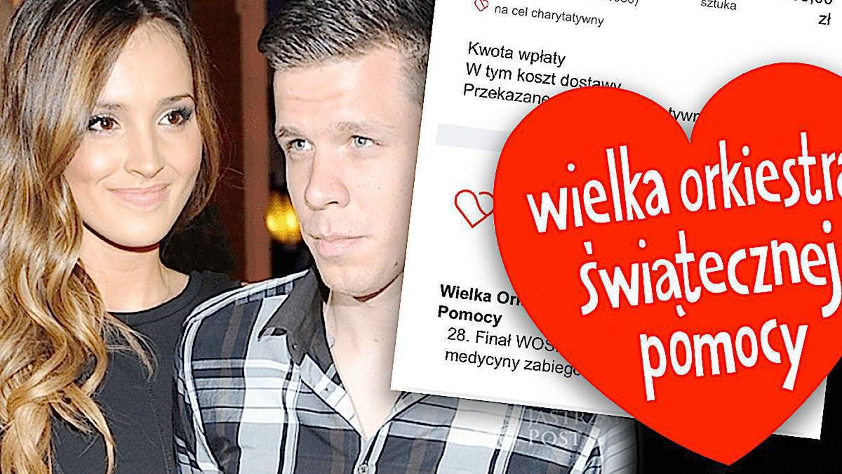 WOŚP dostała ogromny przelew od Mariny i Wojtka! Tyle pieniędzy mogłoby nie zmieścić się w jednej puszcze!