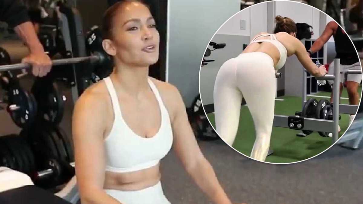 Jennifer Lopez na siłowni