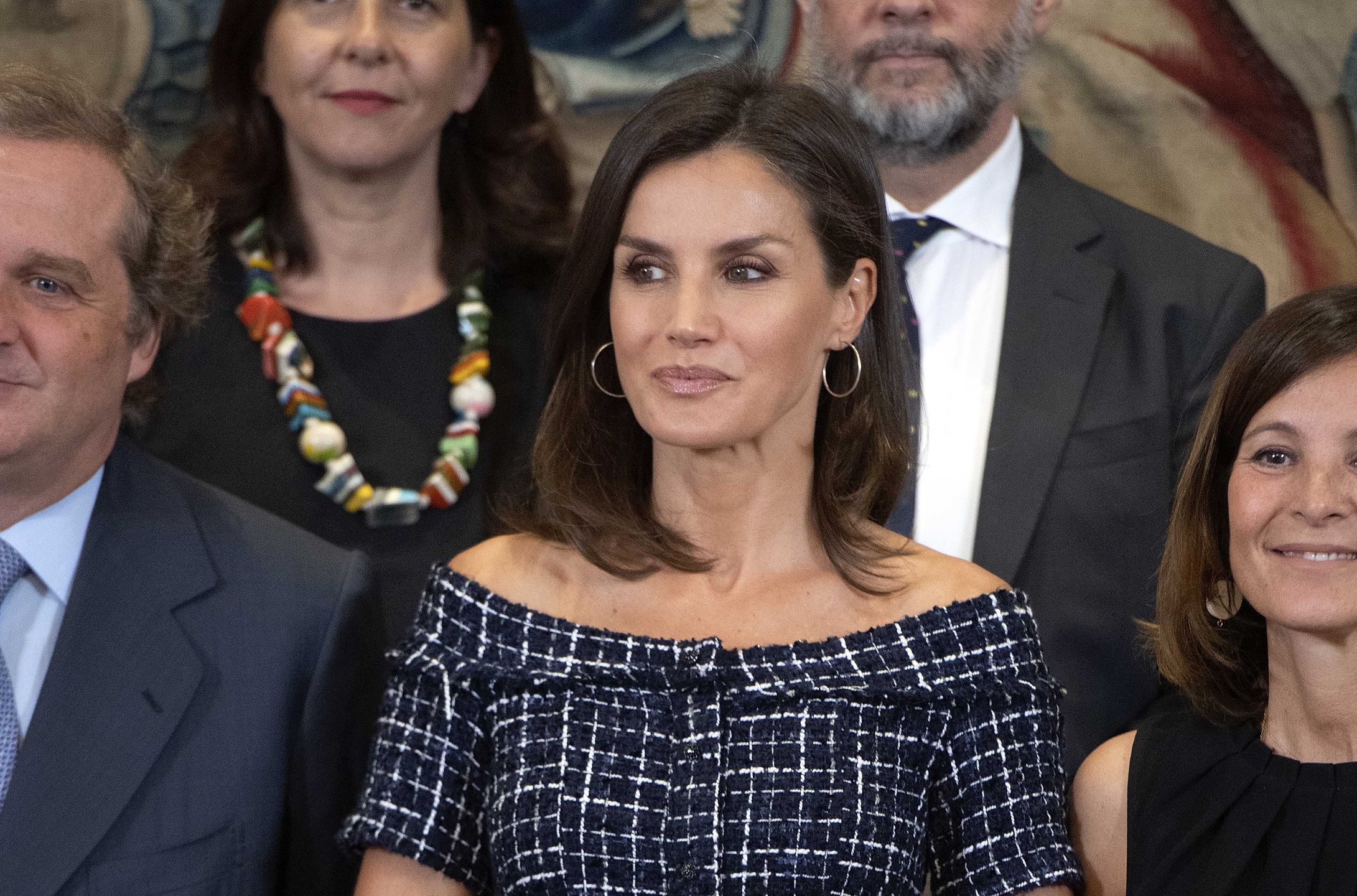 Królowa Letizia na spotkaniu