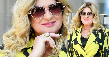 Beata Kozidrak kusi zgrabnymi nogami przed studiem "DDTVN". Gwiazda wykorzystała piękną pogodę i wskoczyła w krótkie spodenki