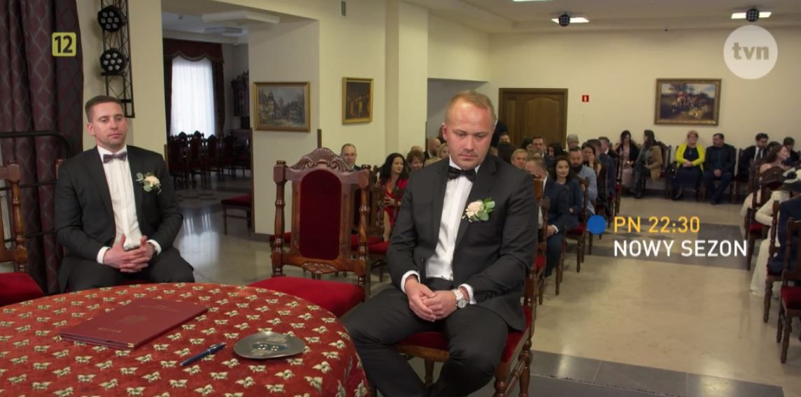 Oczekiwanie Adriana na ceremonię 