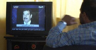 Orędzie Saddama w telewizji Al-Arabija