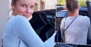 Oto jak wygląda figura Agnieszki Włodarczyk niecałe 3 miesiące po porodzie. Obcisła sukienka niczego nie ukryła