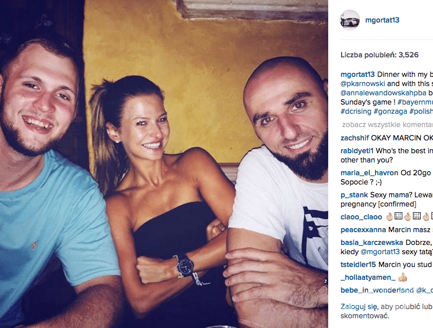 Anna Lewandowska jest w ciąży? To zdjęcie dodane przez Marcina Gortata wywołało falę spekulacji