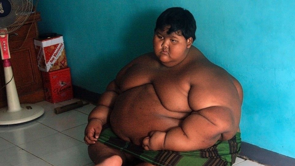 Najgrubsze dziecko świata schudło 106 kg.