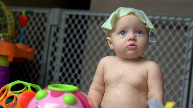 Maluchy narażone są na różnorodne choroby wieku dziecięcego.