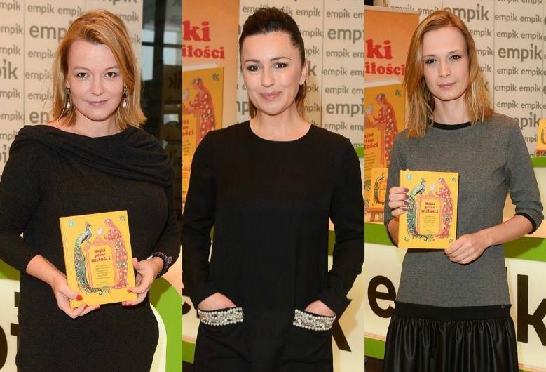 Beata Tadla, Paulina Chylewska i Ewa Błaszczyk w Empiku promują książkę dla dzieci