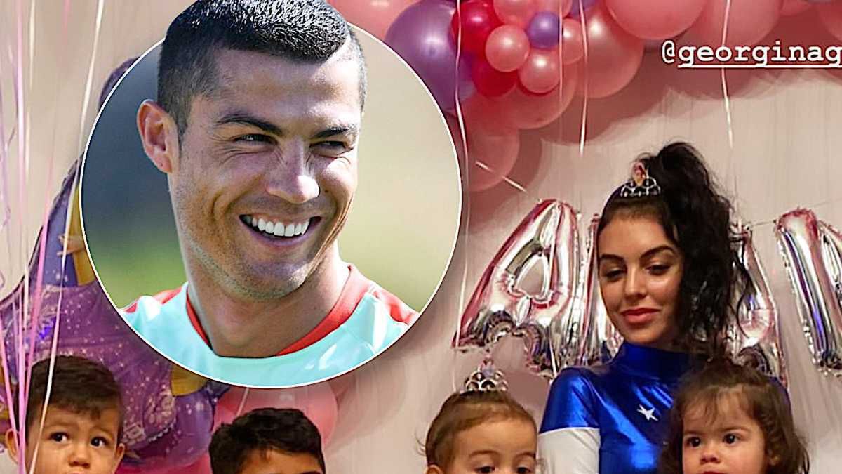 Cristiano Ronaldo, urodziny córki Alany Martiny