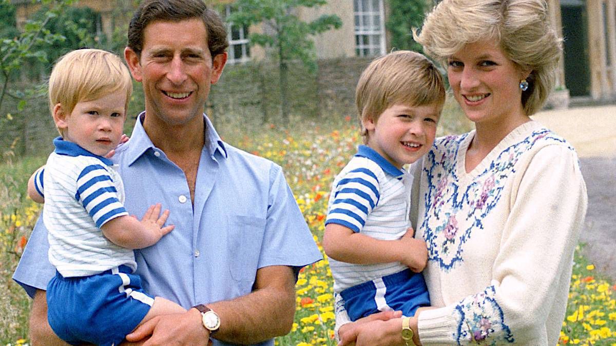 Książę Karol, księżna Diana, dzieci