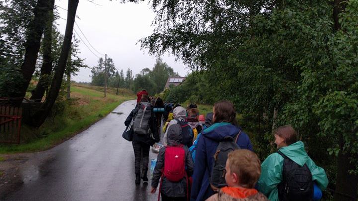 Już po ogłoszenia II stopnia zagrożenia, harcerze spakowali się i byli gotowi do ewakuacji 