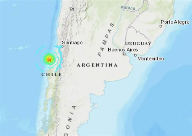 Chile. Potężne trzęsienie ziemi o sile 7,2 stopni w skali Richtera