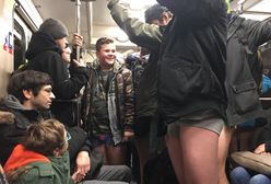 Pojechali metrem bez spodni. Nietypowy happening w Warszawie
